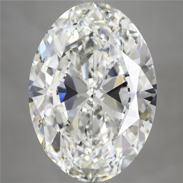 13.03ct E VVS2 Good Cut Oval Lab Grown Diamond