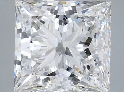 10.12ct F VVS2 Rare Carat Ideal Cut Princess Lab Grown Diamond
