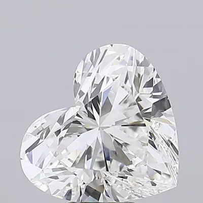 7.51ct E VVS2 Rare Carat Ideal Cut Heart Lab Grown Diamond