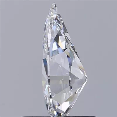 0.78ct D VVS2 Rare Carat Ideal Cut Pear Lab Grown Diamond