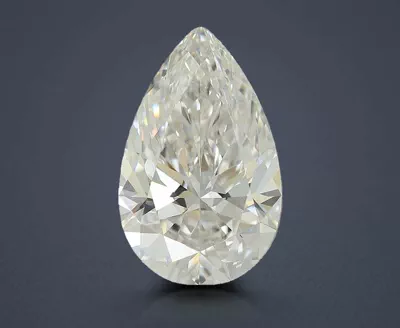 2.86ct F VVS2 Rare Carat Ideal Cut Pear Lab Grown Diamond