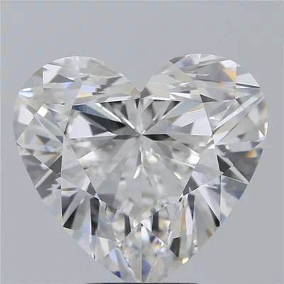 5.15ct E VVS2 Rare Carat Ideal Cut Heart Lab Grown Diamond