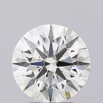 3.02ct J VS1 Excellent Cut Round Lab Grown Diamond