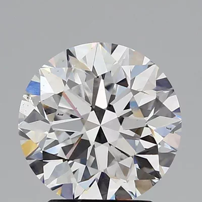 2.54ct F SI1 Very Good Cut Round Lab Grown Diamond