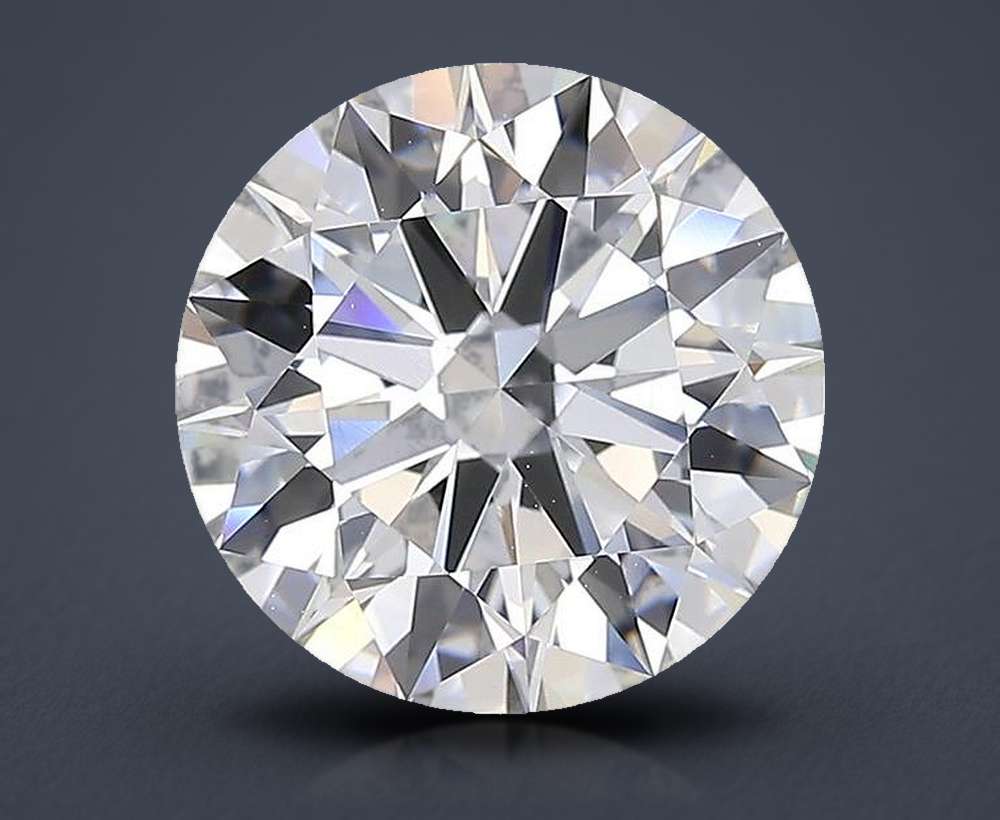 7.78ct H VVS2 Rare Carat Ideal Cut Round Lab Grown Diamond