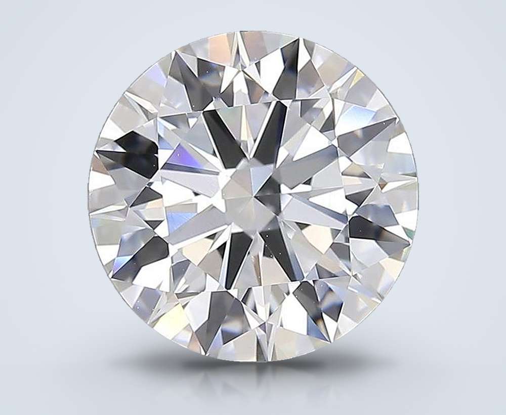 7.78ct H VVS2 Rare Carat Ideal Cut Round Lab Grown Diamond