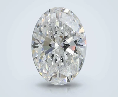 5.40ct E VS2 Rare Carat Ideal Cut Oval Lab Grown Diamond
