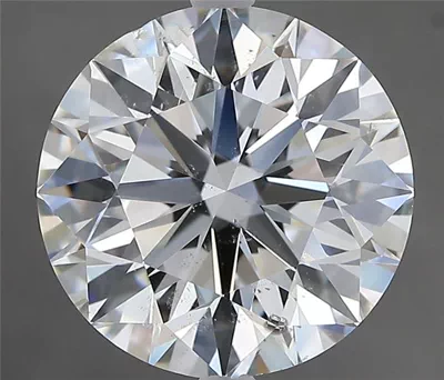 4.50ct H SI2 Rare Carat Ideal Cut Round Diamond