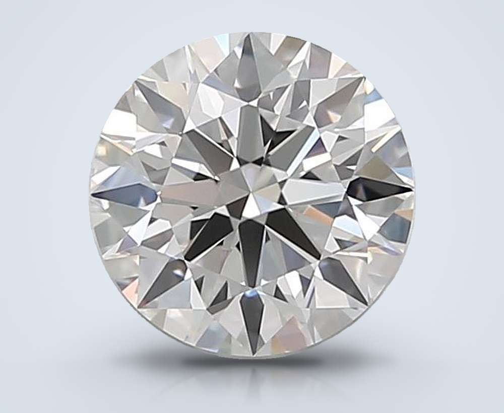 1.53ct D VVS2 Rare Carat Ideal Cut Round Lab Grown Diamond
