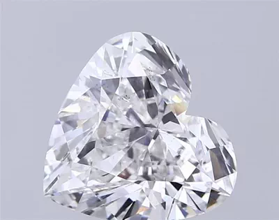 4.02ct F SI1 Rare Carat Ideal Cut Heart Lab Grown Diamond