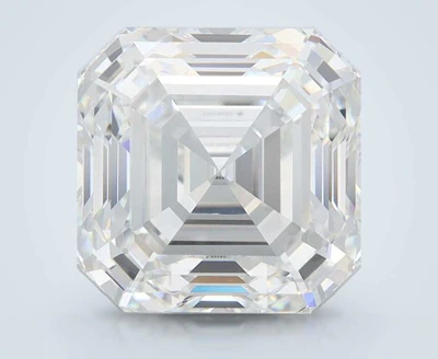 4.56ct E VVS2 Rare Carat Ideal Cut Asscher Lab Grown Diamond