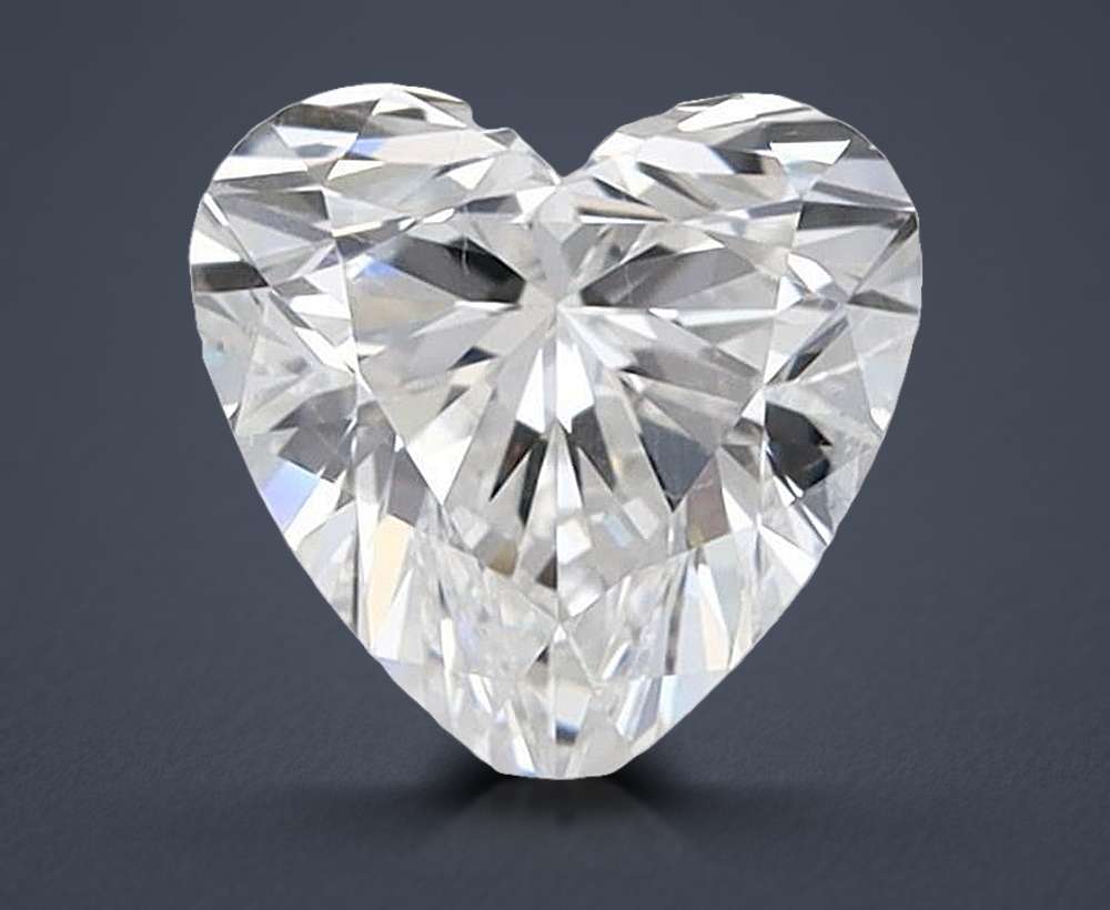 0.81ct F SI2 Excellent Cut Heart Diamond