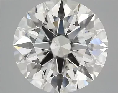 4.02ct H SI1 Rare Carat Ideal Cut Round Diamond