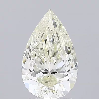 2.01ct K SI2 Rare Carat Ideal Cut Pear Diamond