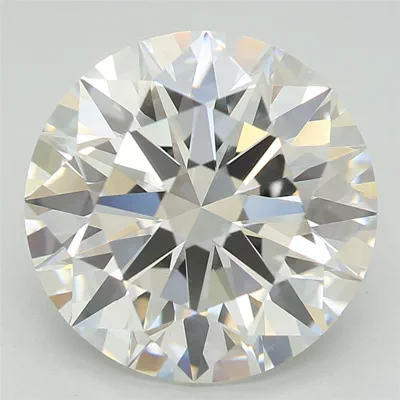 3.01ct F VVS2 Rare Carat Ideal Cut Round Lab Grown Diamond