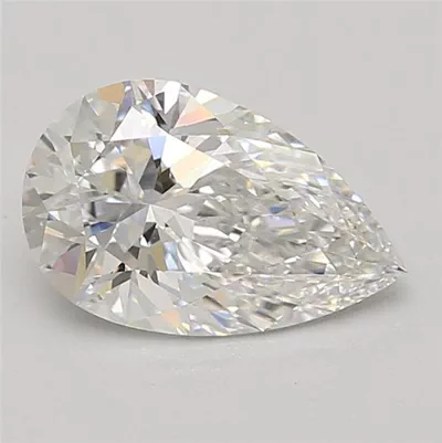 1.98ct E VS1 Rare Carat Ideal Cut Pear Lab Grown Diamond