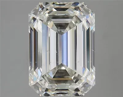 3.70ct I SI2 Excellent Cut Emerald Diamond