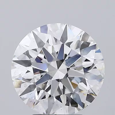 4.07ct F SI1 Rare Carat Ideal Cut Round Lab Grown Diamond