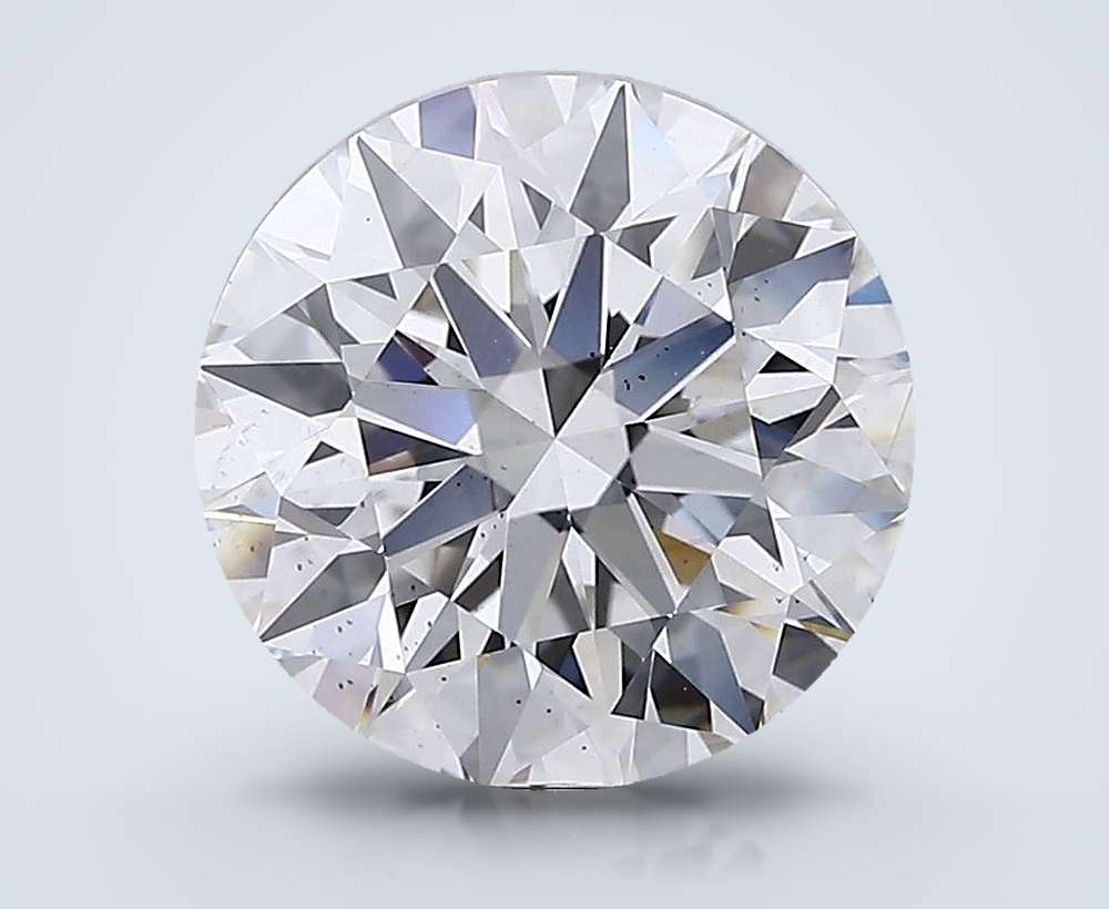 4.07ct F SI1 Rare Carat Ideal Cut Round Lab Grown Diamond