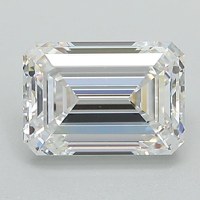 1.68ct D VS2 Rare Carat Ideal Cut Emerald Lab Grown Diamond