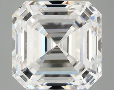 8.23ct F VVS2 Rare Carat Ideal Cut Asscher Lab Grown Diamond