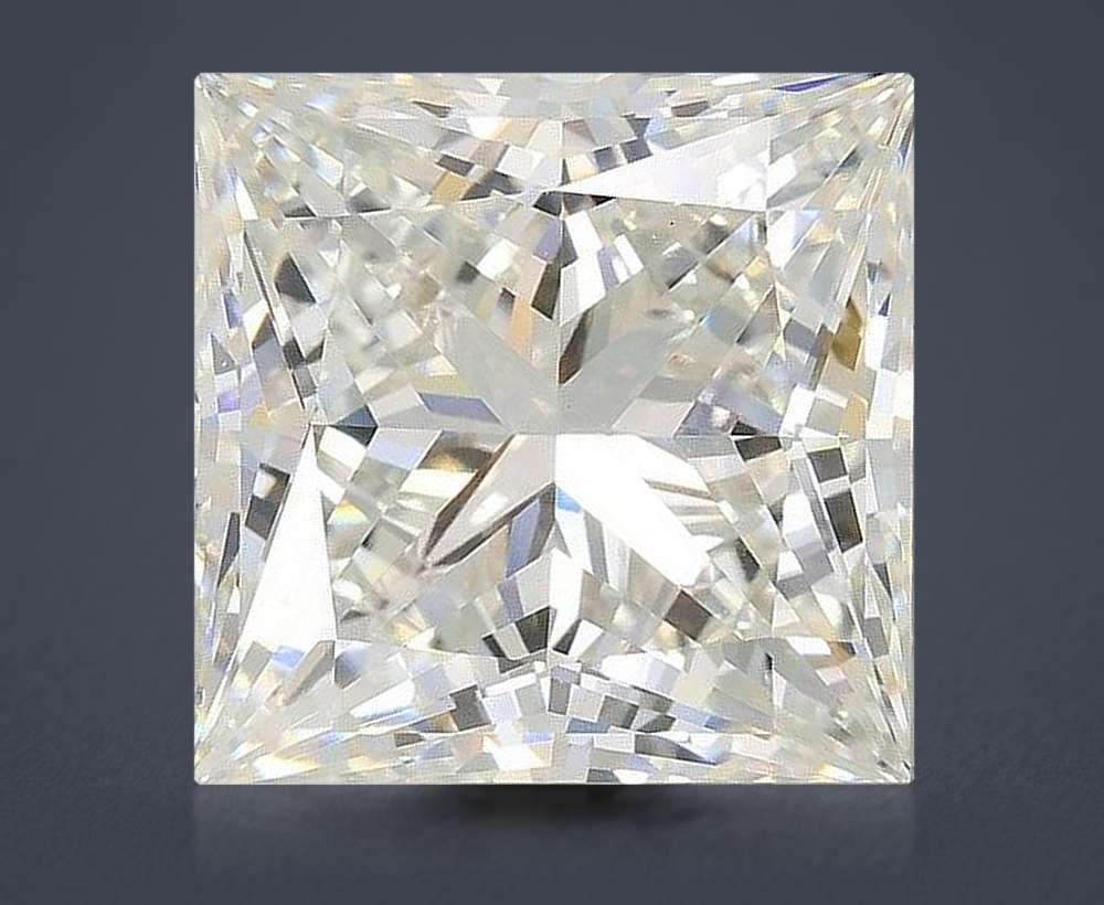 10.06ct G VVS2 Rare Carat Ideal Cut Princess Lab Grown Diamond