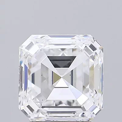 3.01ct D VS2 Very Good Cut Asscher Lab Grown Diamond