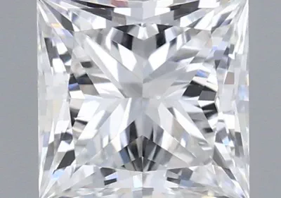 0.58ct D VVS2 Rare Carat Ideal Cut Princess Lab Grown Diamond