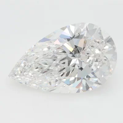 2.09ct E VVS2 Rare Carat Ideal Cut Pear Lab Grown Diamond