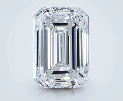 2.50ct E SI1 Rare Carat Ideal Cut Emerald Diamond