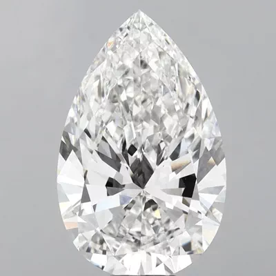 10.23ct F VVS2 Very Good Cut Pear Lab Grown Diamond