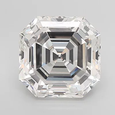 10.05ct H VVS2 Rare Carat Ideal Cut Asscher Lab Grown Diamond