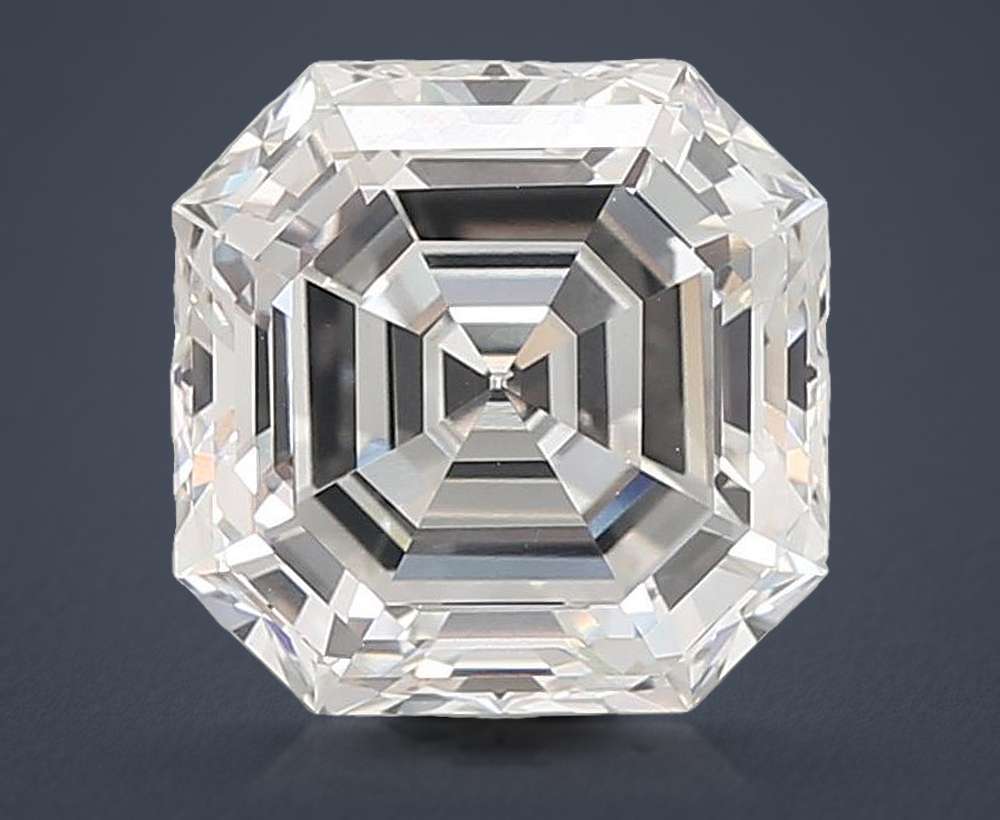 10.05ct H VVS2 Rare Carat Ideal Cut Asscher Lab Grown Diamond