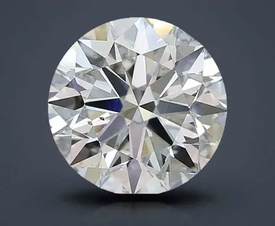 5.04ct F SI1 Rare Carat Ideal Cut Round Diamond