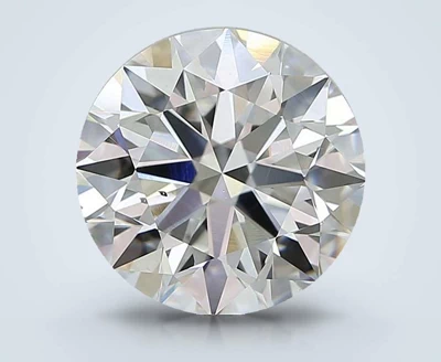 5.04ct F SI1 Rare Carat Ideal Cut Round Diamond