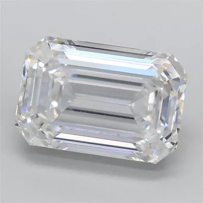 3.09ct E VS1 Rare Carat Ideal Cut Emerald Lab Grown Diamond