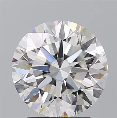 2.70ct F SI1 Rare Carat Ideal Cut Round Diamond