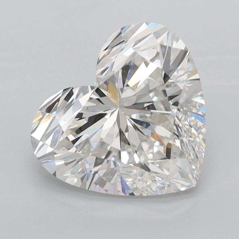 2.50ct E VVS2 Rare Carat Ideal Cut Heart Lab Grown Diamond