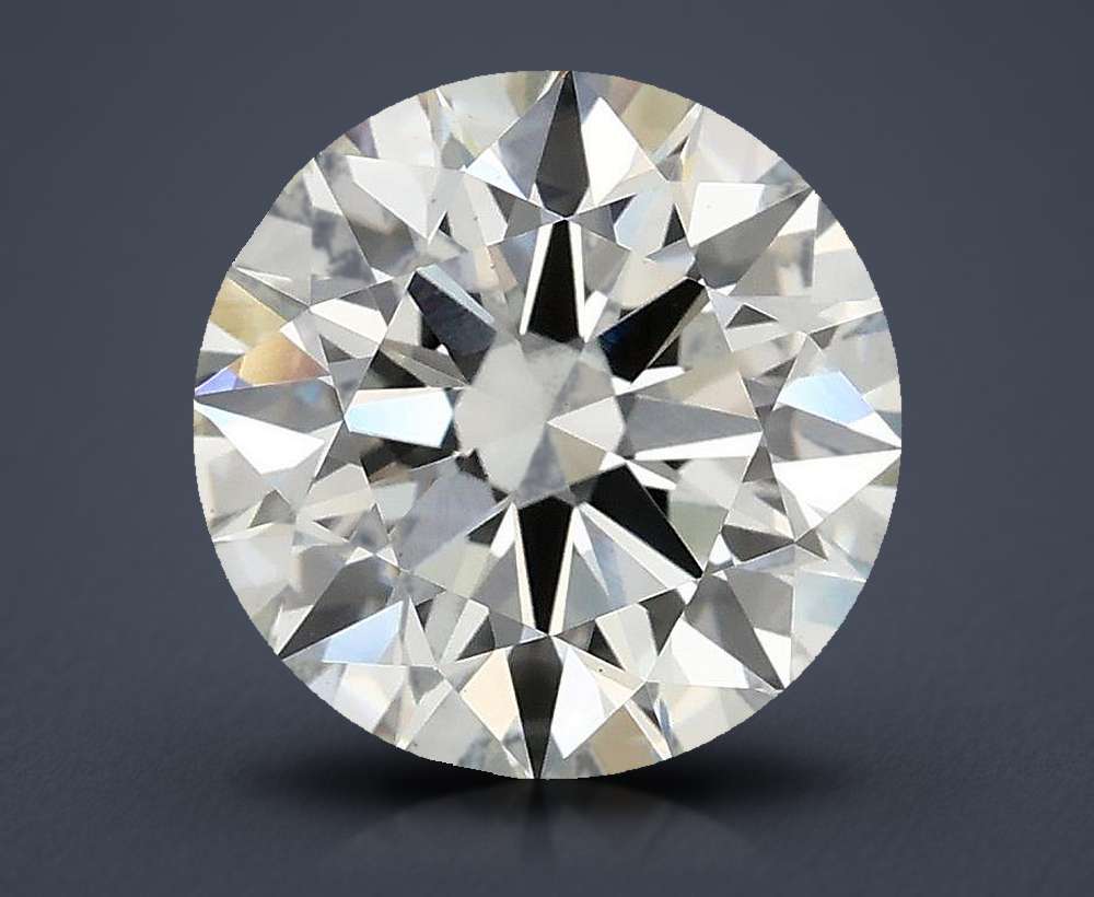 3.09ct H VS2 Rare Carat Ideal Cut Round Lab Grown Diamond