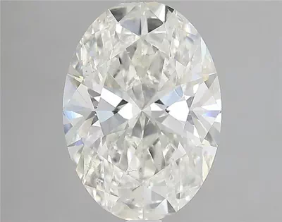 3.52ct J SI2 Rare Carat Ideal Cut Oval Diamond