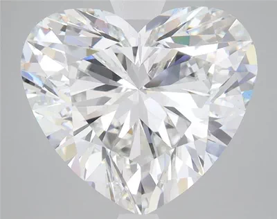 5.06ct F VS1 Rare Carat Ideal Cut Heart Lab Grown Diamond