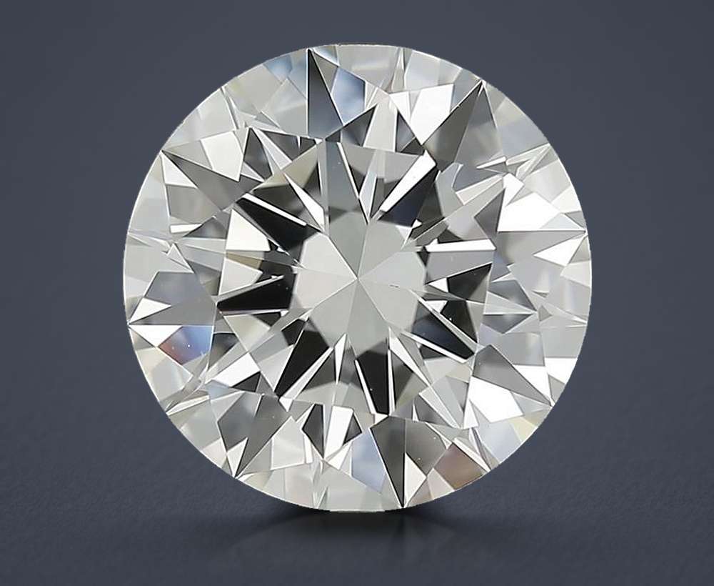 4.10ct J VVS2 Rare Carat Ideal Cut Round Diamond