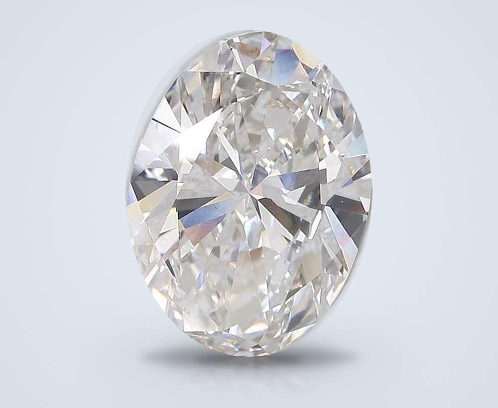 10.84ct H VS1 Rare Carat Ideal Cut Oval Lab Grown Diamond