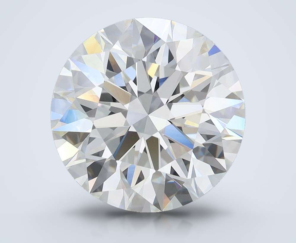5.14ct F VVS2 Rare Carat Ideal Cut Round Lab Grown Diamond