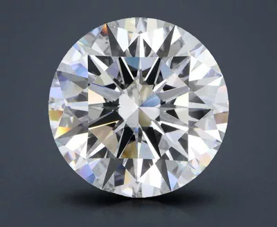 4.22ct H VVS2 Rare Carat Ideal Cut Round Diamond
