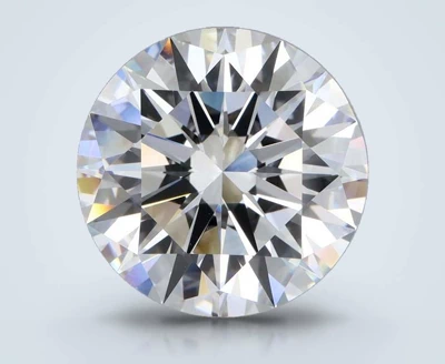 4.22ct H VVS2 Rare Carat Ideal Cut Round Diamond