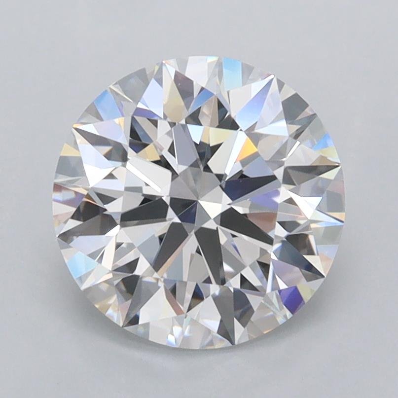 1.98ct D FL Rare Carat Ideal Cut Round Lab Grown Diamond