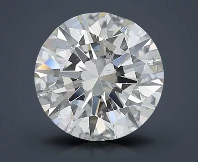 3.01ct H SI2 Rare Carat Ideal Cut Round Diamond