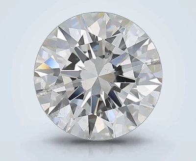 3.01ct H SI2 Rare Carat Ideal Cut Round Diamond
