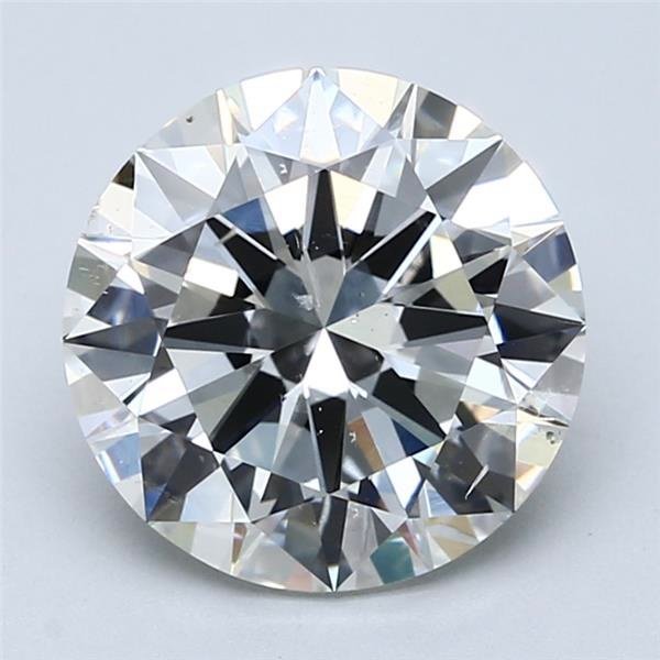 3.71ct I SI2 Excellent Cut Round Diamond